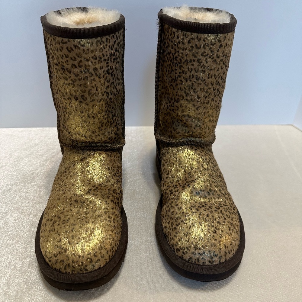 Ugg Boots Leopard Print Euc - image 1